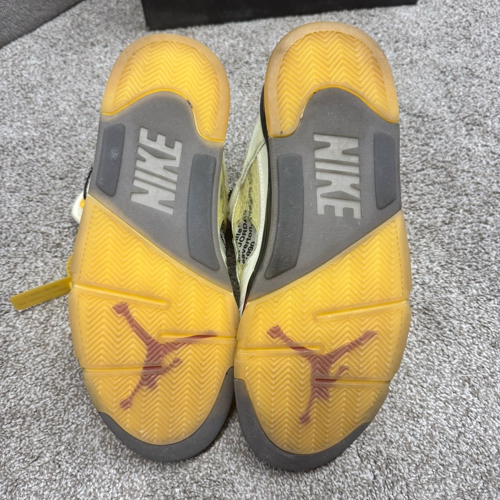 Jordan 5 Off-White ‘Sail’ 2019 Men’s Size 13 Barely Worn - Picture 9 of 11